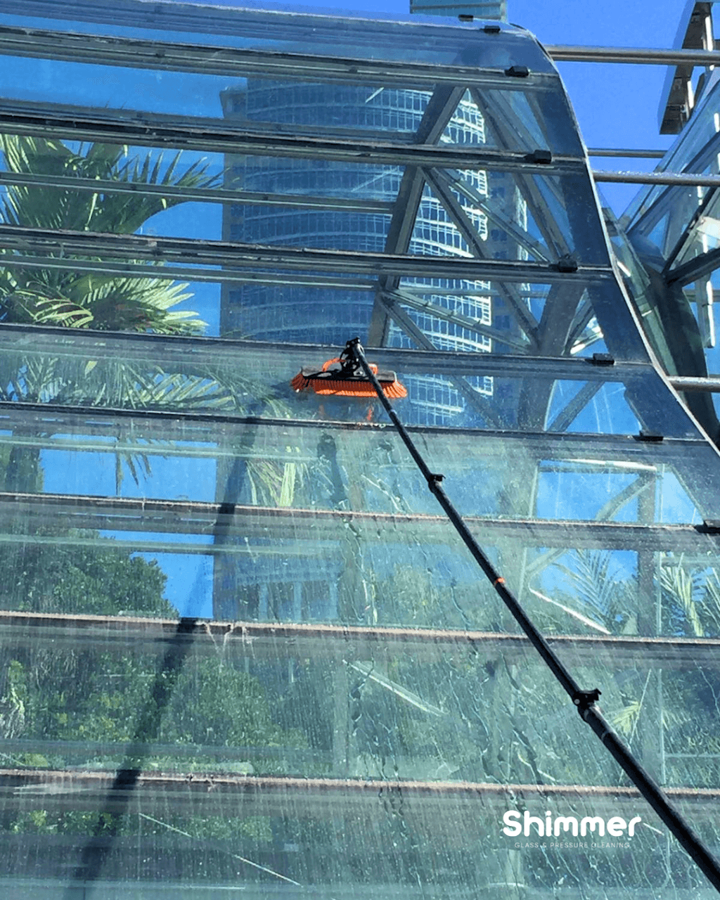 Shimmer Glass and Pressure Cleaning