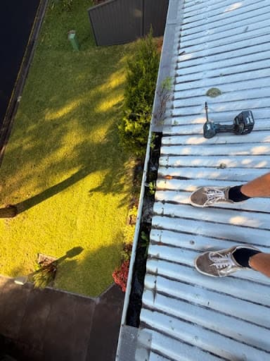 AC Gutter Guard — Customer photo