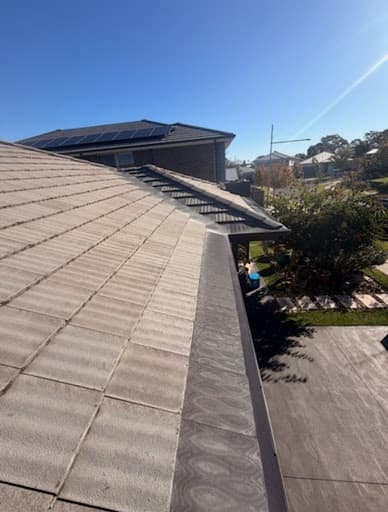 AC Gutter Guard — Customer photo
