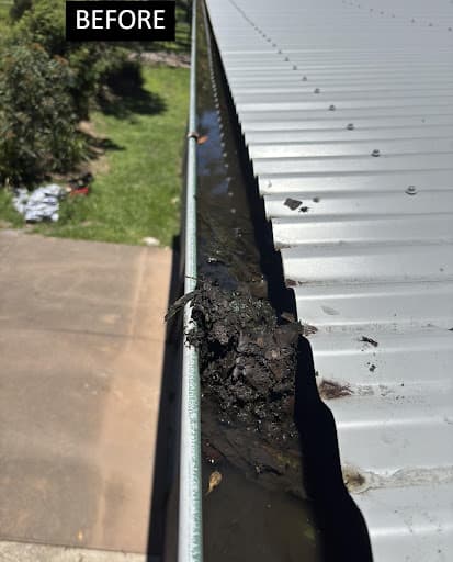 Brisbane Wide Gutter Cleaning — Customer photo